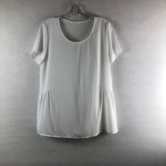 Pleione Small basic tunic white oversize - Picture 5 of 7